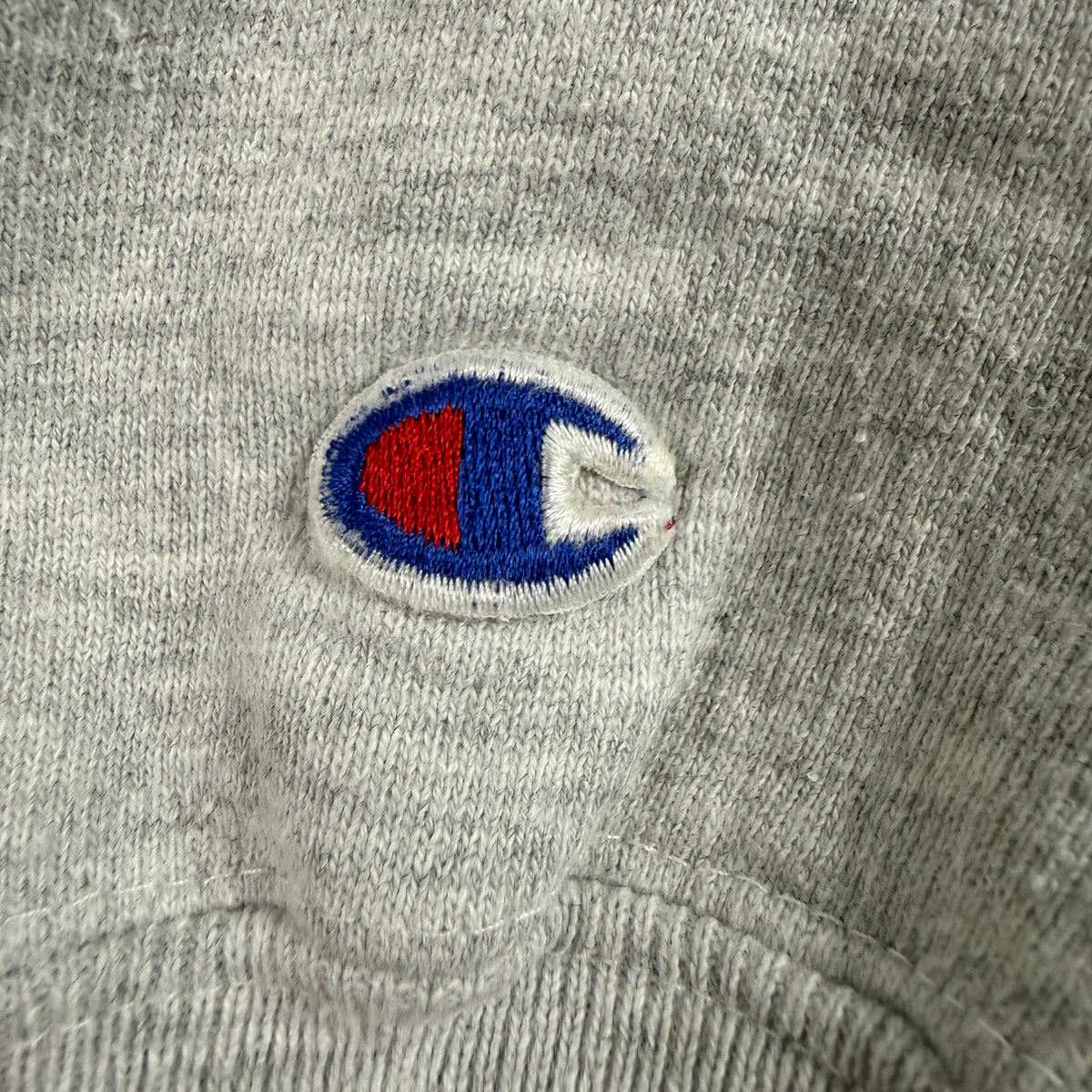90's Champion リバースウィーブ 無地 グレー スウェット XXL 裾リブ 内側