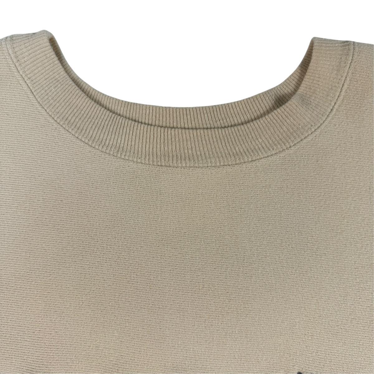 90's Champion リバースウィーブ ΤΒΣ サンドベージュ スウェット XL 正面 平置き全体