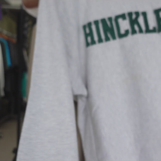 90's Champion リバースウィーブ HINCKLEY グレー XL 紹介ショート動画（AIナレーション）