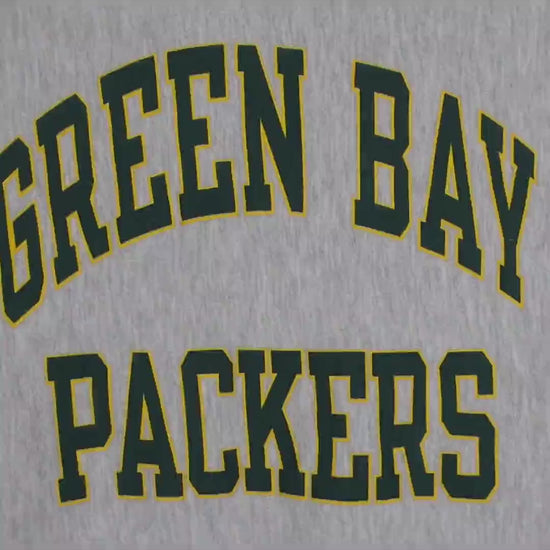 90's Champion リバースウィーブ GREEN BAY PACKERS グレー XL 紹介ショート動画（AIナレーション）