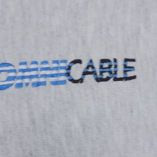 00's Champion リバースウィーブ OMNICABLE 企業ロゴ刺繍 グレー スウェット M 紹介ショート動画（AIナレーション）