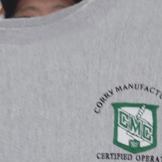 00's Champion プレミアムリバースウィーブ CORRY MANUFACTURING グレー スウェット M 紹介ショート動画（AIナレーション）